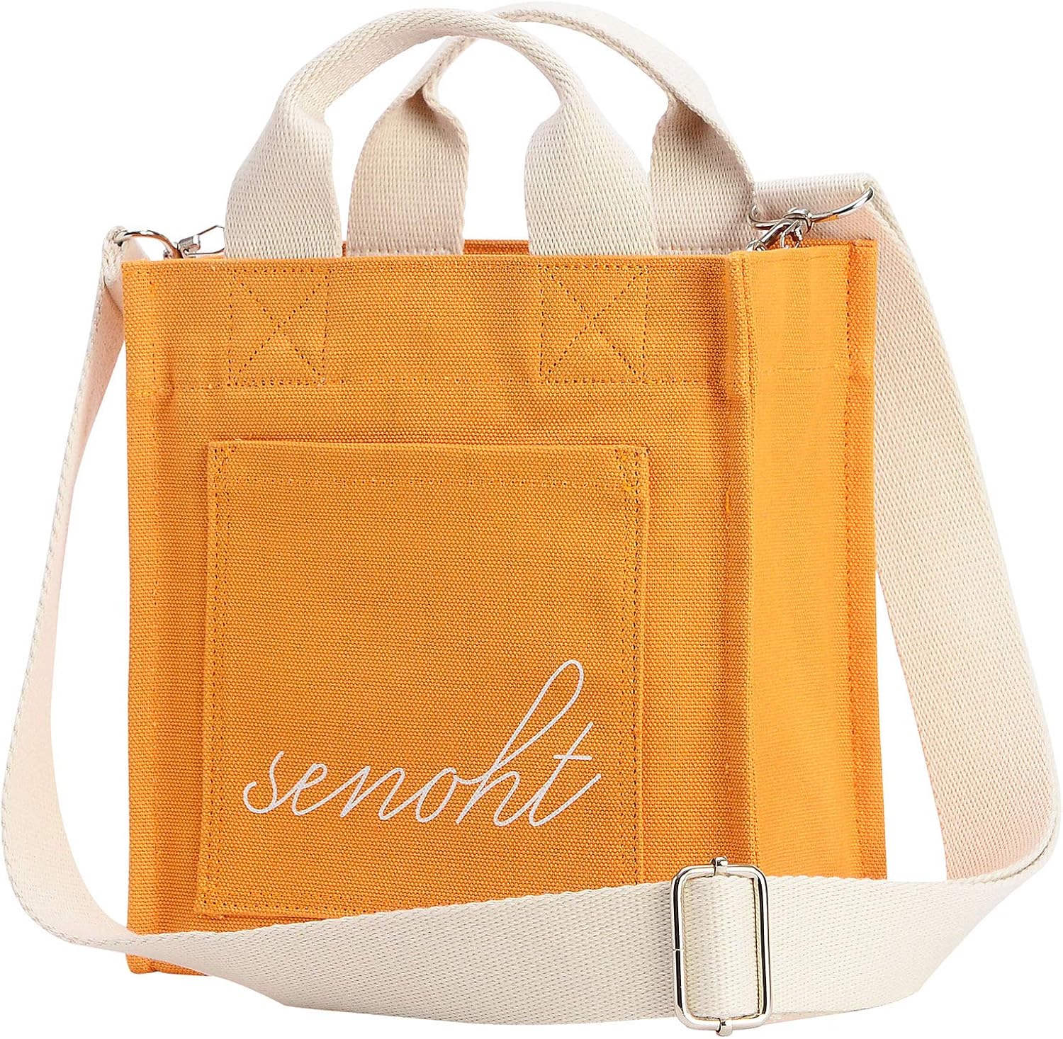 Senoht Small Cute Canvas Tote Bag-Women Vegan Purse Handbag Shoulder Crossbody