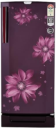 Godrej 190 L 5 Star ( 2019 ) Direct Cool Single Door Refrigerator(R D EPro 205 TDI 5.2 PRL WIN, Pearl Wine, Base Stand with Drawer, Inverter Com