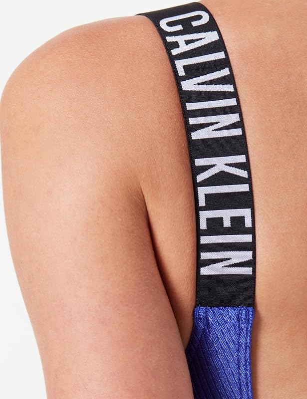 Maillot de Bain Femme Scoop Back One Piece Dos Échancré, Bleu (Midnight Lagoon), M