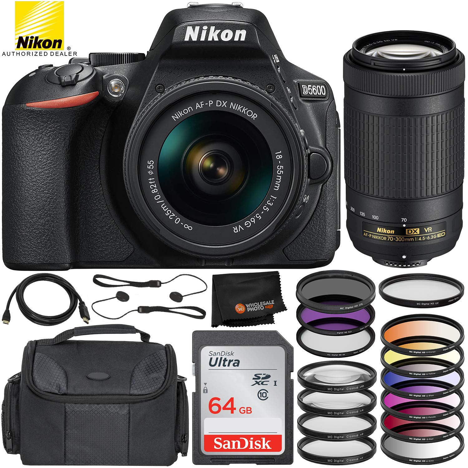 Buy Nikon D5600 DSLR Camera with AFP DX NIKKOR 1855 mm f/3.55.6 G VR