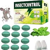 24 Pack Rodent Repellent Moth Balls–Peppermint Oil Spray for Rodents,Natural Mice Repellent Indoor,Safe for Family & Pets