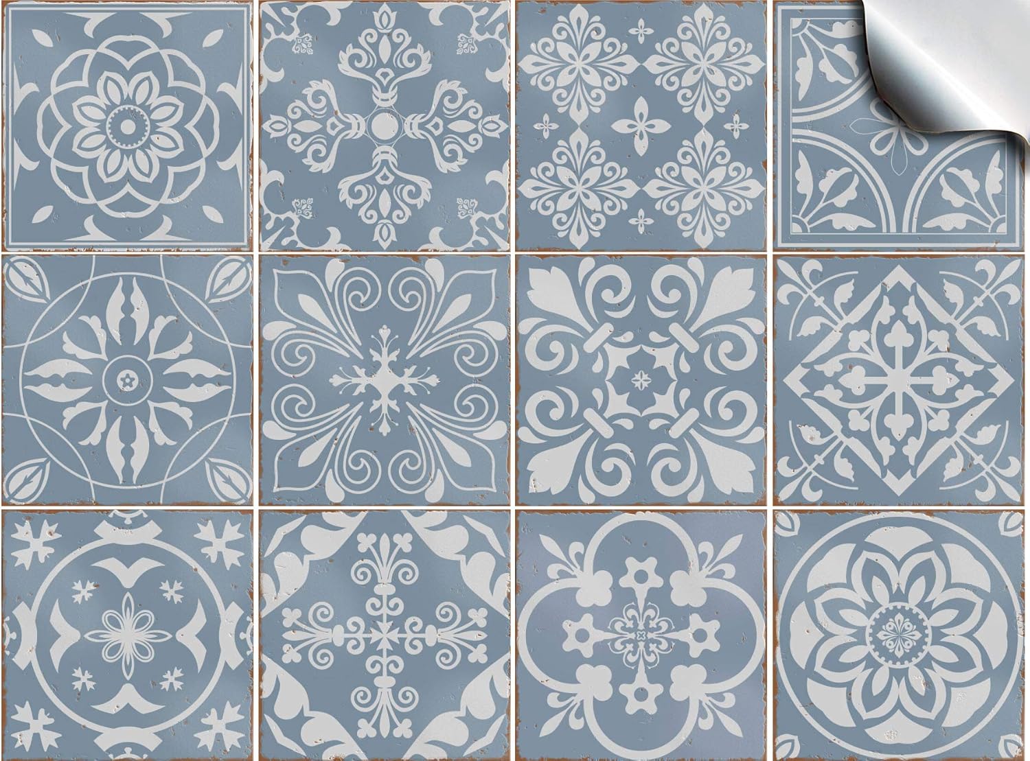 Amazon.de Tile Style Decals Fliesenaufkleber für Bad und Küche 24
