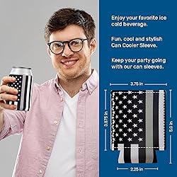 QualityPerfection Neoprene Soda Cooler Sleeve for