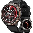 KOSPET Tank T3 Ultra 2 Smart Watch for Men GPS, Extra-Long Battery, Full Stainless Steel Body Rugged Smartwatch with Bluetooth Calling, 1.43" AMOLED Display, Pressure&Altitude&Compass