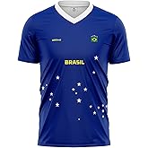 GenZGenji Brazil National Team Football/Soccer Jersey 2026 (V-Neck, Home and Away)