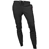 Hat and Beyond Casual Fleece Jogger Pants Active Elastic Urban Slim Fit