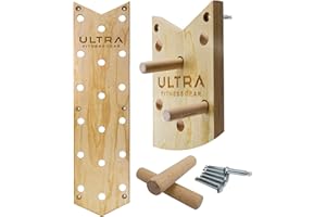 Ultra Fitness Gear Climbing Pegboard 51 Inch, Climbing Hold Cross Training Exercise Equipment, Climbing Wall Training Ladder for Fitness, Agility and Muscle Strength