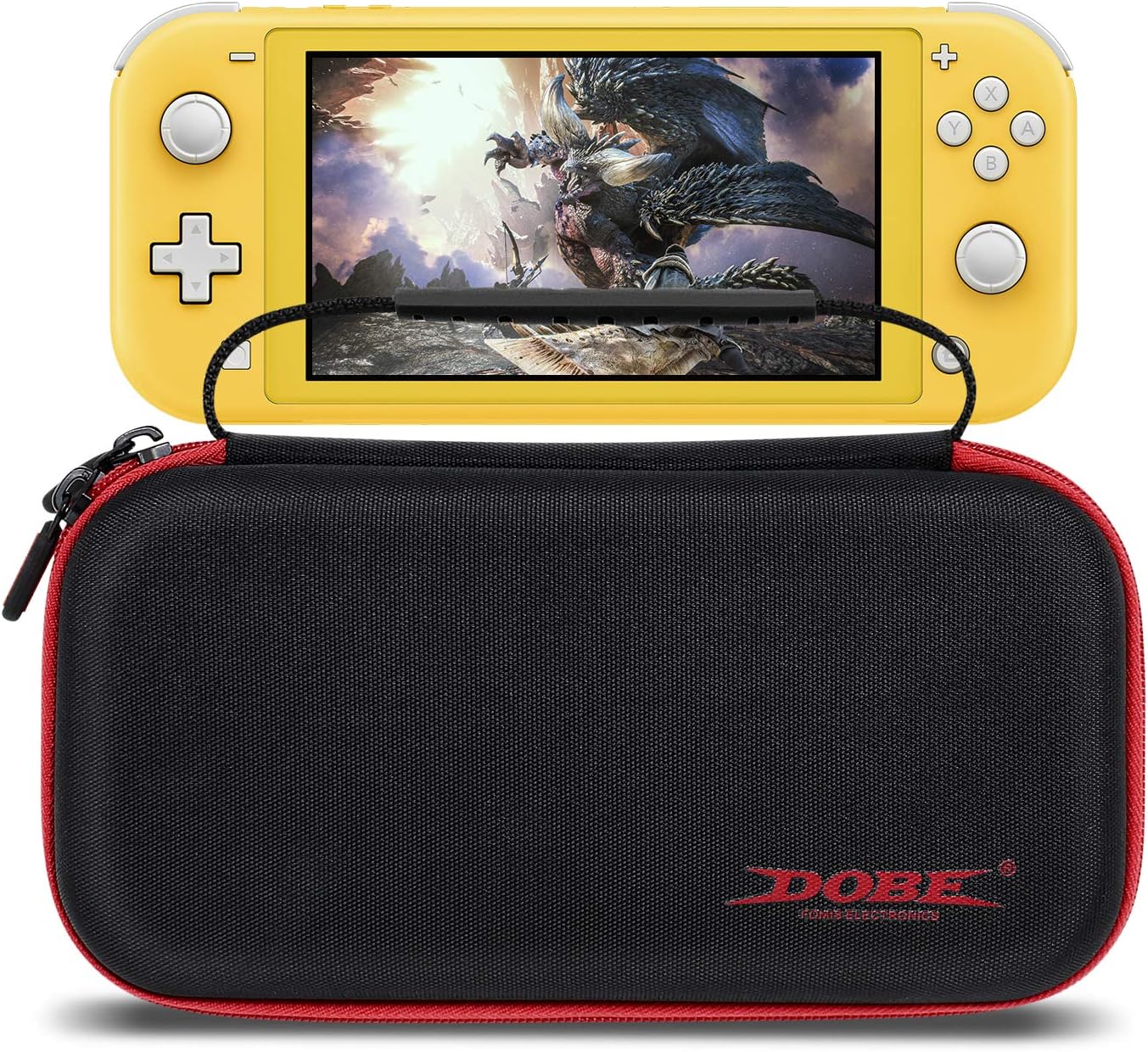 Carrying Case for Nintendo Switch Lite, Ultra Slim Portable Hard Shell Pouch Carrying Travel Game Bag with 8 Game Card Slots Compatible With Nintendo Switch Lite Games, Console and Accessories