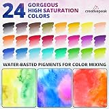 CreativePeak Watercolour Brush Pens 24 Colors with 2 Blending Brushes Premium view 6