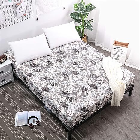 Comeyang Set Feste Matratze Abdeckung Anti Rutsch Stretch Bettlaken Antistaubmilbe Bettpolster Matratze Spannbettlaken Mit Wasserdichte Schutzhulle Fur Urin 3 200cmx220cmx30cm Amazon De Kuche Haushalt Wohnen