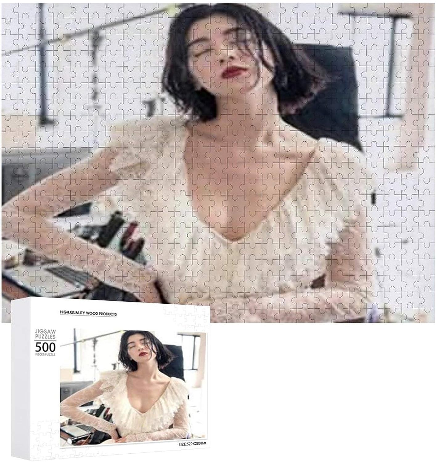 Amazon ジグソーパズル三吉彩花 木質 成層なし 自家製デコレーション すべての年齢層に適しています 300 Pcs ジグソーパズル おもちゃ