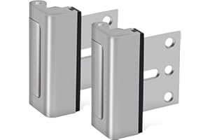 Kirphealy Home Security Door Lock, 2 Pack Door Reinforcement Locks for Front Door, Upgraded Door Latch Withstands 800lbs of Force, Prevents Unauthorized Entry, Easy to Install, Perfect for Solo Living