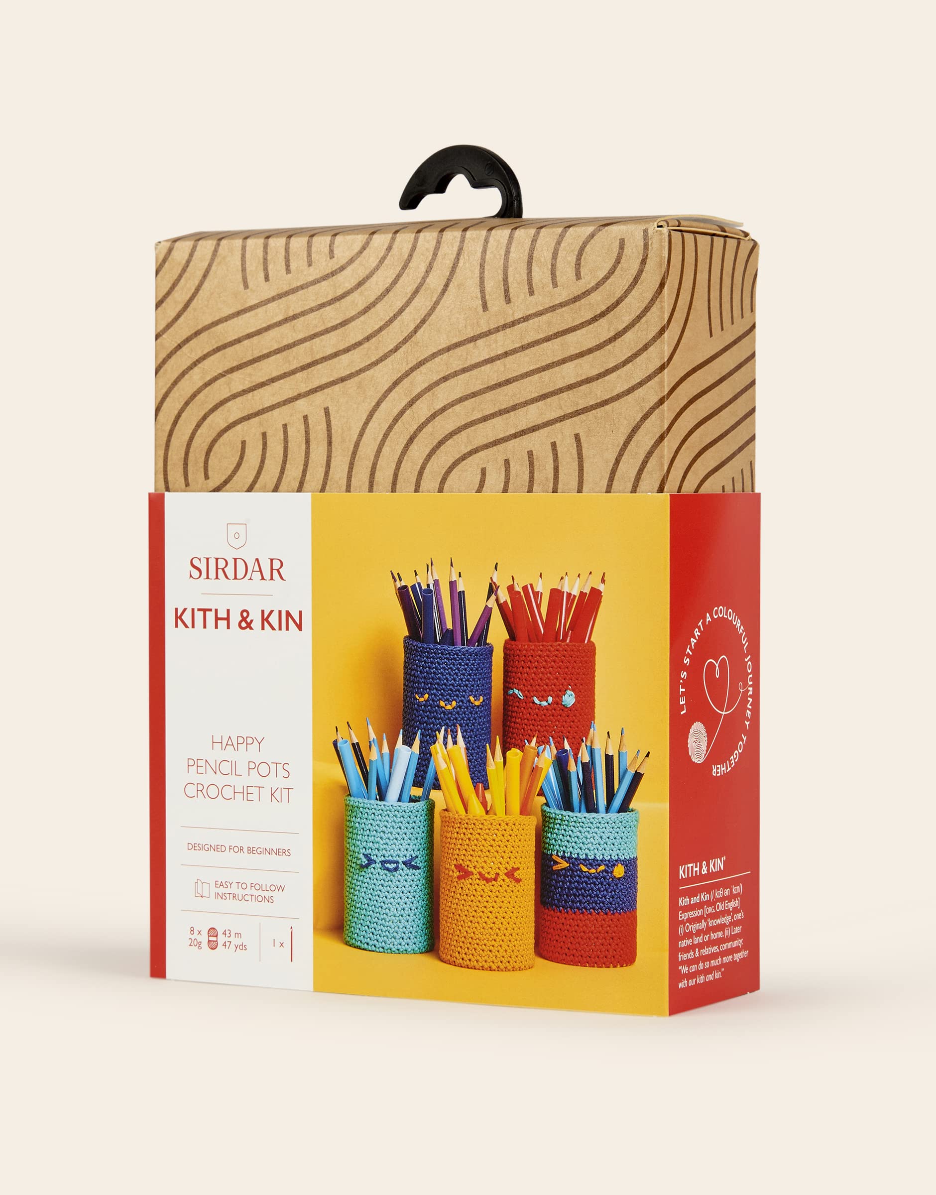Sirdar Kith & Kin, Pencil Pots Crochet Kit