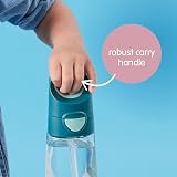 b.box Tritan Drink & Water Bottle 450ml Indigo Rose Easy Grip Leakproof view 4