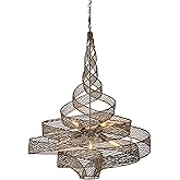 Varaluz Flow 6-Light Pendant - Hammered Ore Finish