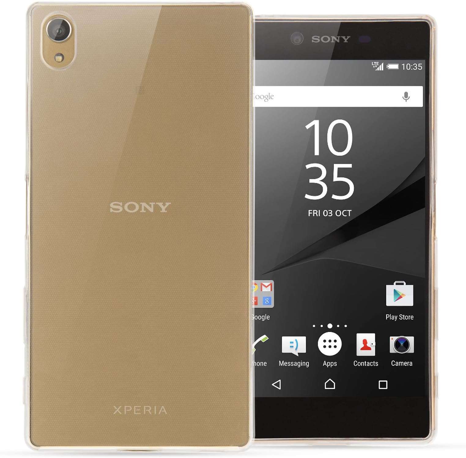 Yousave Accessories Compatible For Sony Xperia Z5 Premium Case Ultra Thin Clear Silicone Gel Cover