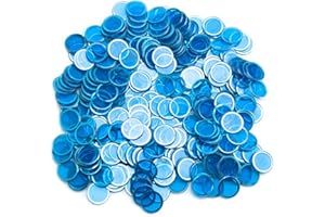 ROYAL BINGO SUPPLIES Magnetic Bingo Chips - 300 Pack (Blue)