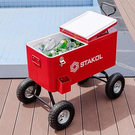 Amazon Com Kanizz 80 Quart Home Garden Patio Portable Cooler