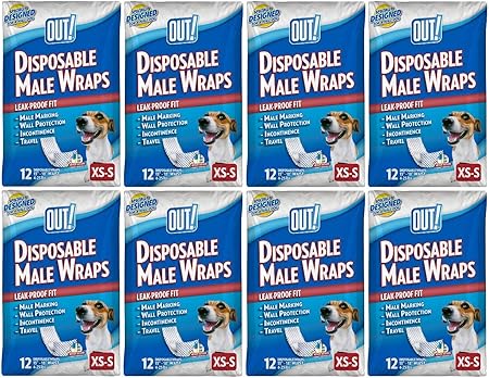 out disposable male dog diapers