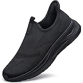 ZCQGQD Men's Hands Free Slip On Walking Shoes Non Slip Laceless Lightweight Comfortable Tennis Sneakers