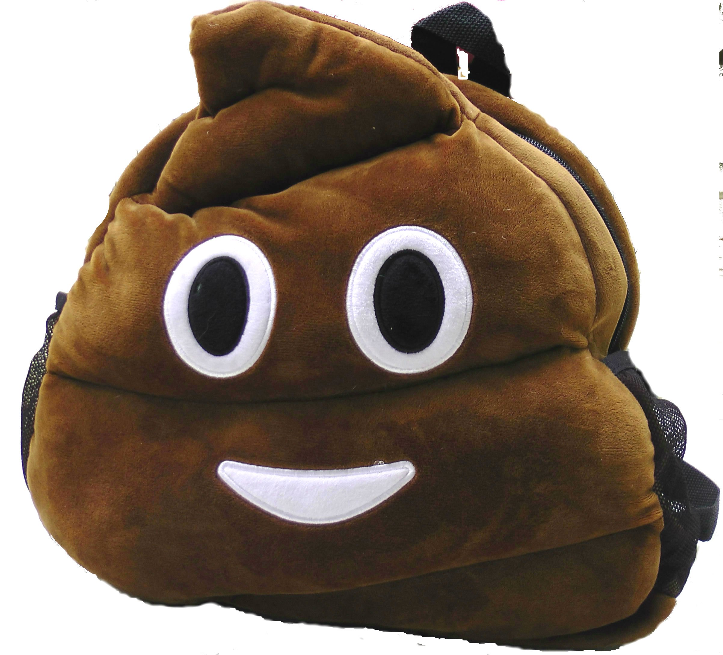 poop emoji backpack