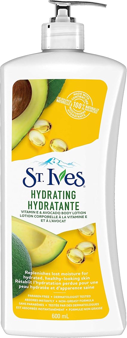 st ives avocado lotion ingredients