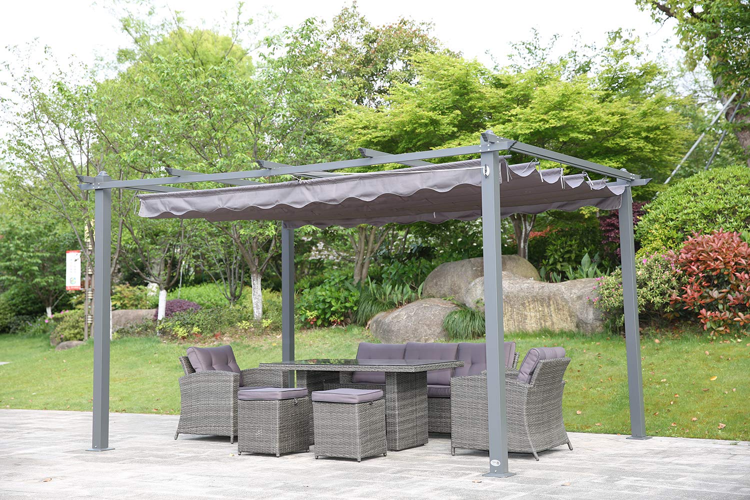 Toldo corredero pergola 【2020】🥉 | Las mejores pérgolas del mercado.