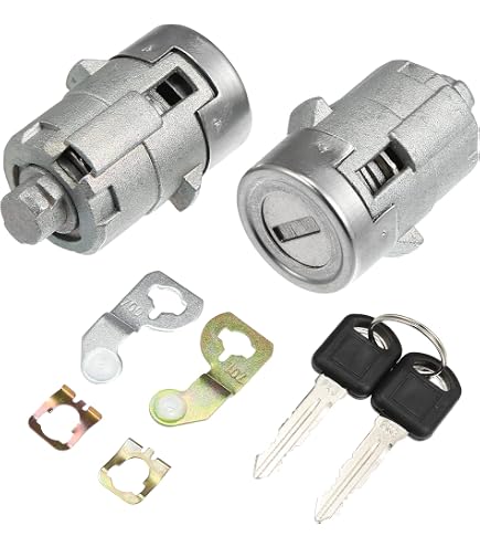 Front Left Door Lock Cylinder With Keys For Chevy Colorado, GMC Canyon 2004–2012 & Hummer H3 2006–2010 – Direct Fit Replacement - View #2