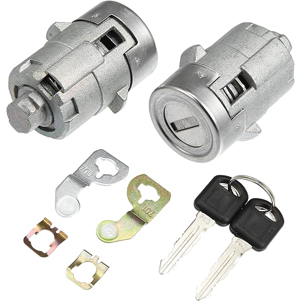 Amazon.com: Genuine GM 15822397 Door Lock Cylinder Kit, Front  