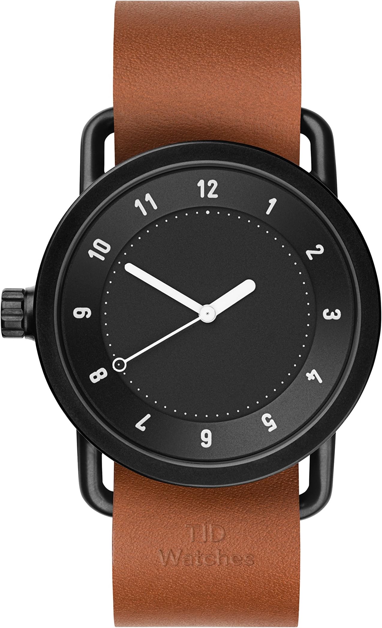 TID no. 1 Watch - Black/Tan Leather Watch