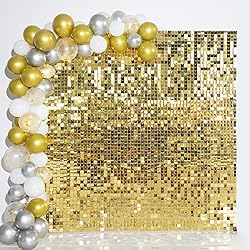 Kate 24pcs/Set Assembled Light Gold Shiny Sequins