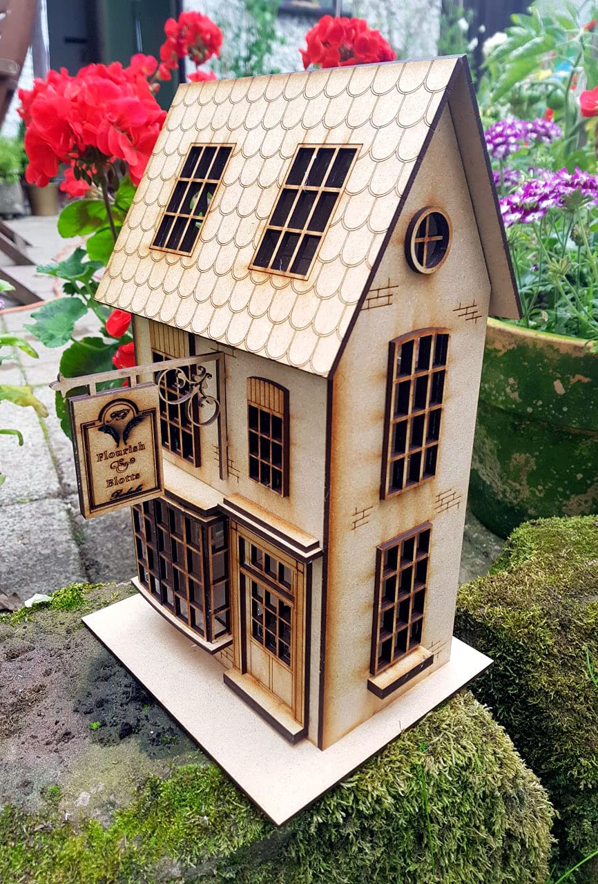 Flourish and Blotts Model Kit Laser Cut Harry Potter (Kit) Amazon.co