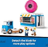 LEGO City Donut Truck Toy 60452 with 2 Minifigures Creative Building Set view 4