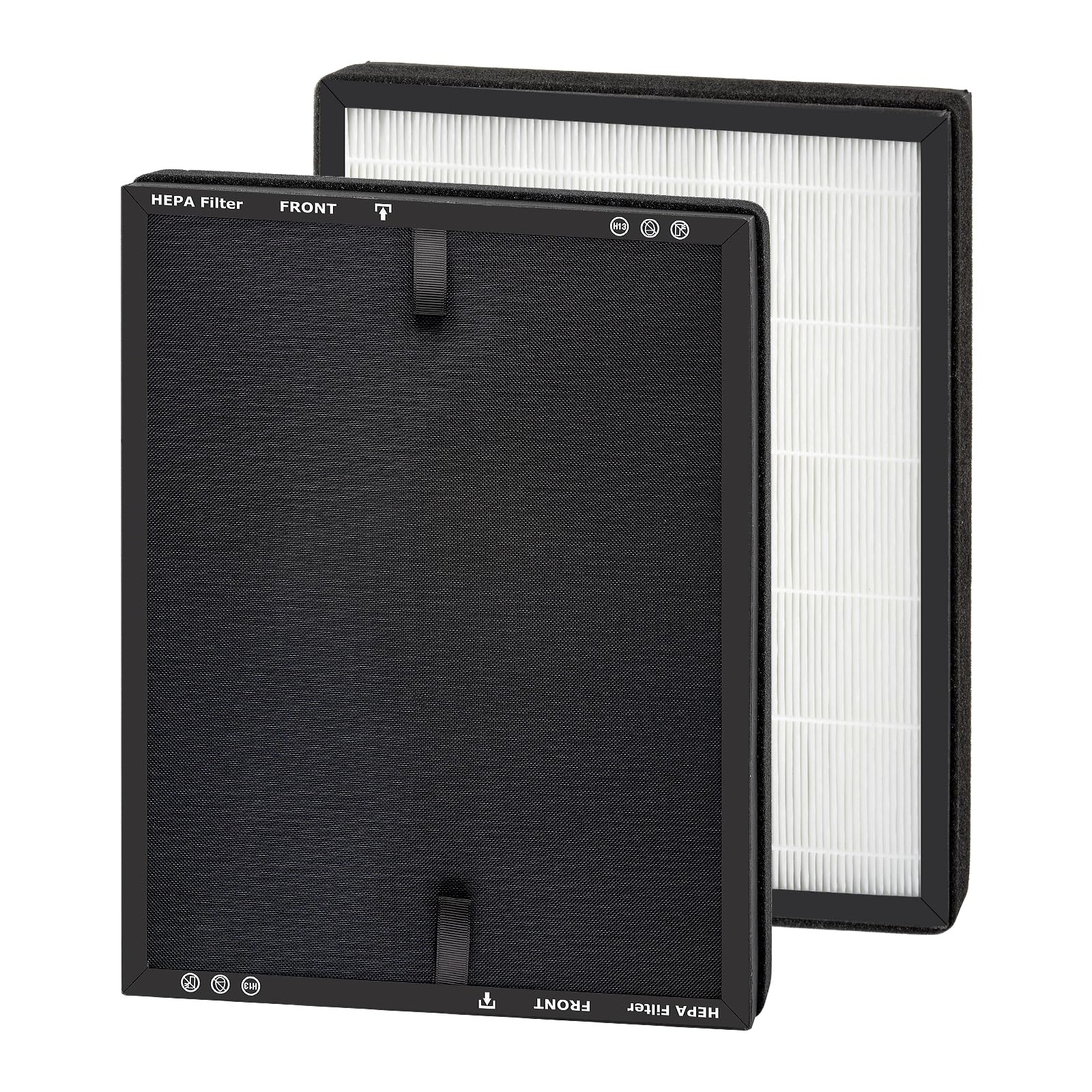 Photo 1 of (2 Pack) HAP602 Replacement Filters for ECOSELF HAP602/ HAP602WF Air Purifier, HAP602 3-IN-1 Activated Carbon Filter, High-Efficient Filtration for Home # RF-HAP602-2P