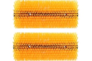 Hehoroo 2PCS Livestock Scratch Brushes - Livestock Anti-itch Tool, Horse Brushes, Relieve Back Itching in Livestock, Appropriate for Horse, Cattle, Pig, Sheep(Yellow)