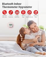 ThermoPro TP357 Bluetooth Hygrometer Mini Room Thermometer with Alerts view 2