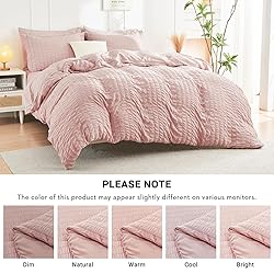 HYMOKEGE Rose Gold Full Size Comforter Sets