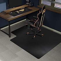 Office Chair Mat For Hardwood Floor,4.3x17.4 FT Clear Vinyl Plastic Floor Runner Protector, Non Skid Transparent Hardwood Floors Carpet Protector Waterproof Rugs Pad Clear 1.5 Mm Thick - View #7