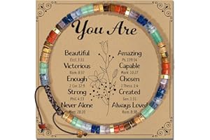 ZOKCC Inspirational Gifts Bracelets for Women Healing Natural Stone Bracelets - Get Well Soon Gifts for Women Best Friends Sister Girls - Life is Tough But So are You Bracelet