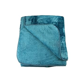 Gözze Wohn- und Kuscheldecke, Cashmere-Feeling, Petrol, 180 x 220 cm, 40024-54-8020