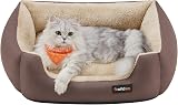 Feandrea Inner Dog Bed with Removable Reversible Cushion 60x50x20 cm