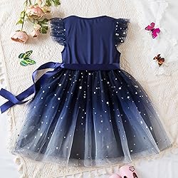 TTYAOVO Baby Sequin Star Princess Summer Casual