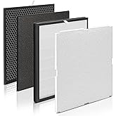 SOMEWAYTOP [Odor Remover] MinusA2 Filters Replacement Kit Compatible with MinusA2 Filter Replacement, SPA-700A SPA-780A SPA-780N 1 H13 HEPA 1 Odor Remover 1 Activated Carbon and 1 Pre-Filter, 4-Pack