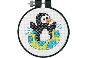 Dimensions Needlecrafts Counted Cross Stitch, Playful Penguin (73269)
