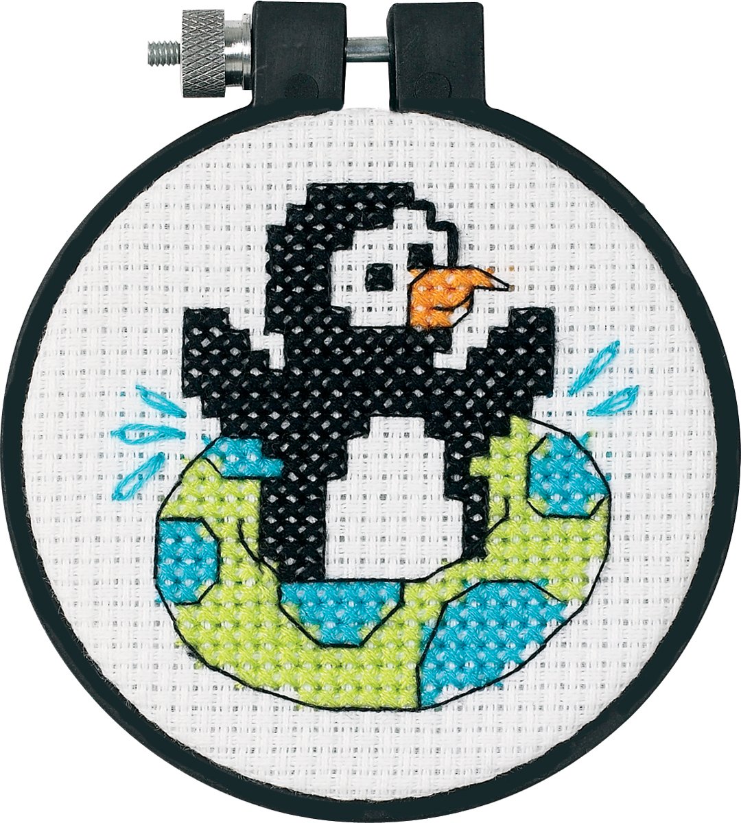 Dimensions "Playful Penguin" Learn-a-Craft Counted X Stitch, Multi-Colour — image 1