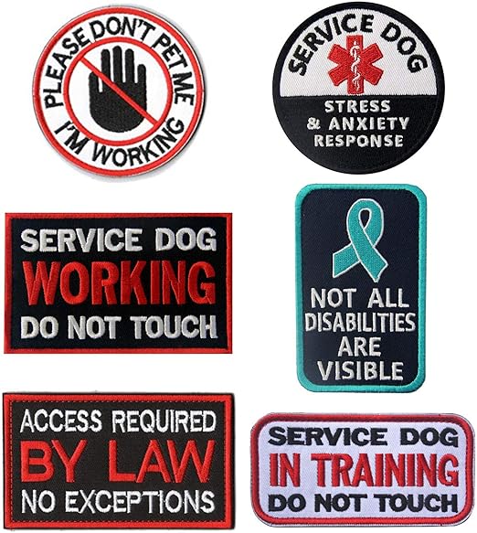 service dog velcro patches amazon