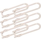 Dreambaby U Shaped Cabinet Locks - Extra Long Child Lock for Cabinets - Gliding Baby Safety Locks (6 Pack)