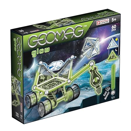 Geomag Kids Panels Glow Lunar Fahrzeuge (60 Stück)