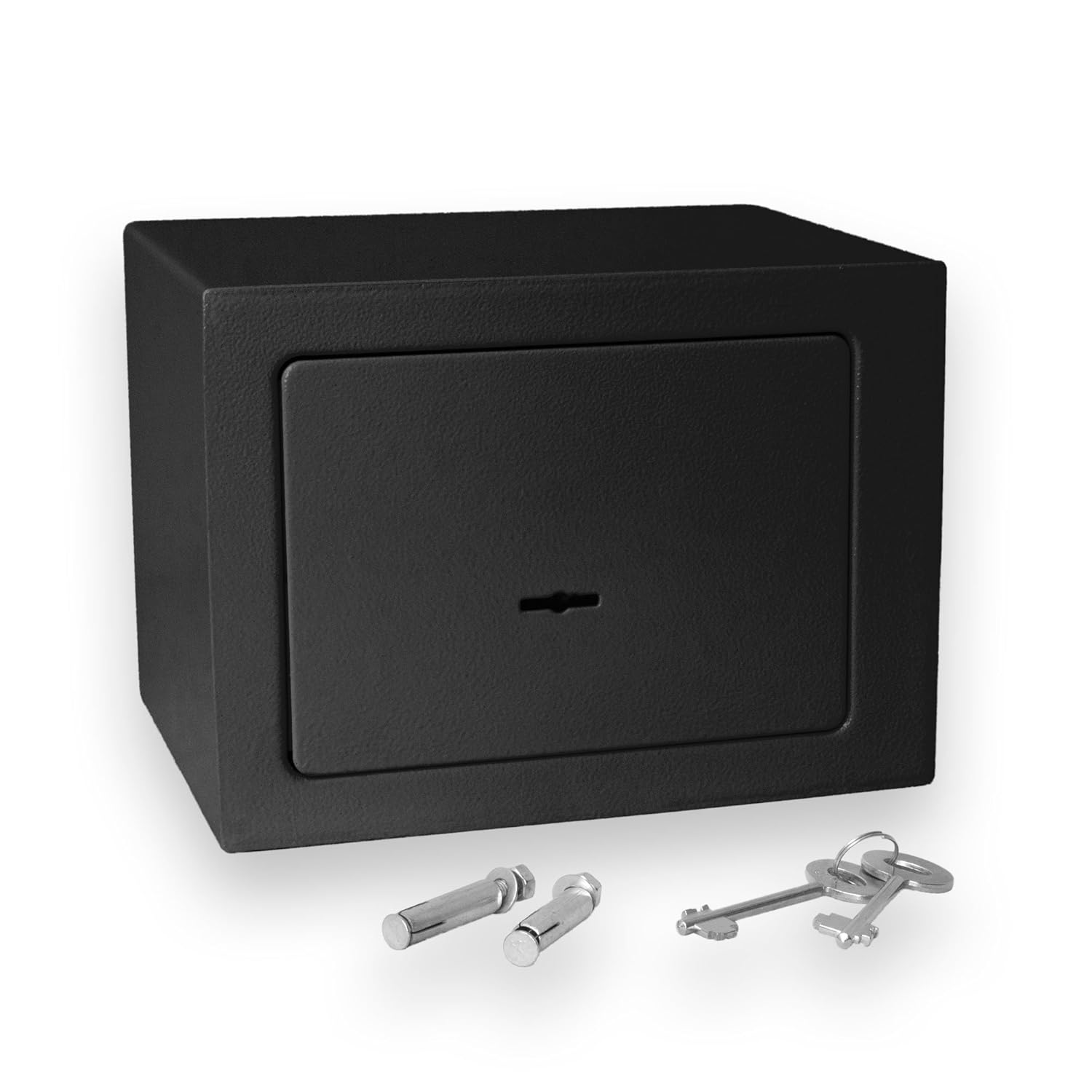 Cassetta Portavalori Vetrineinrete - Cassaforte Metallo Con Scomparto Monete E Doppia Chiave, 15x12x8 Cm