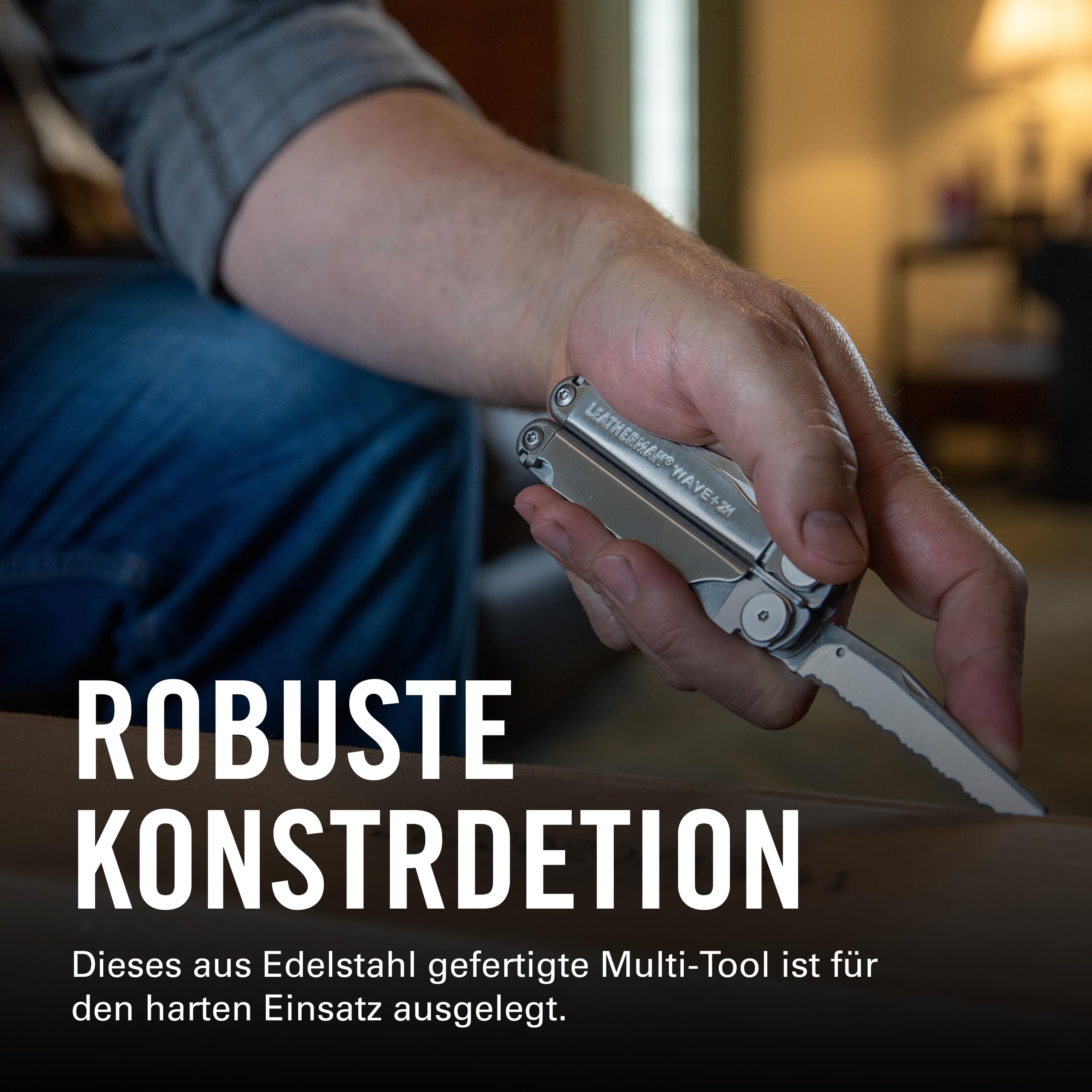 Leatherman 2H Wave+ Multi-Tool - 18-in-1 Hochleistungs-Edelstahlwerkzeug mit Klingen, Zangen und Drahtschneidern - Camping Zubehör - Edelstahl 5